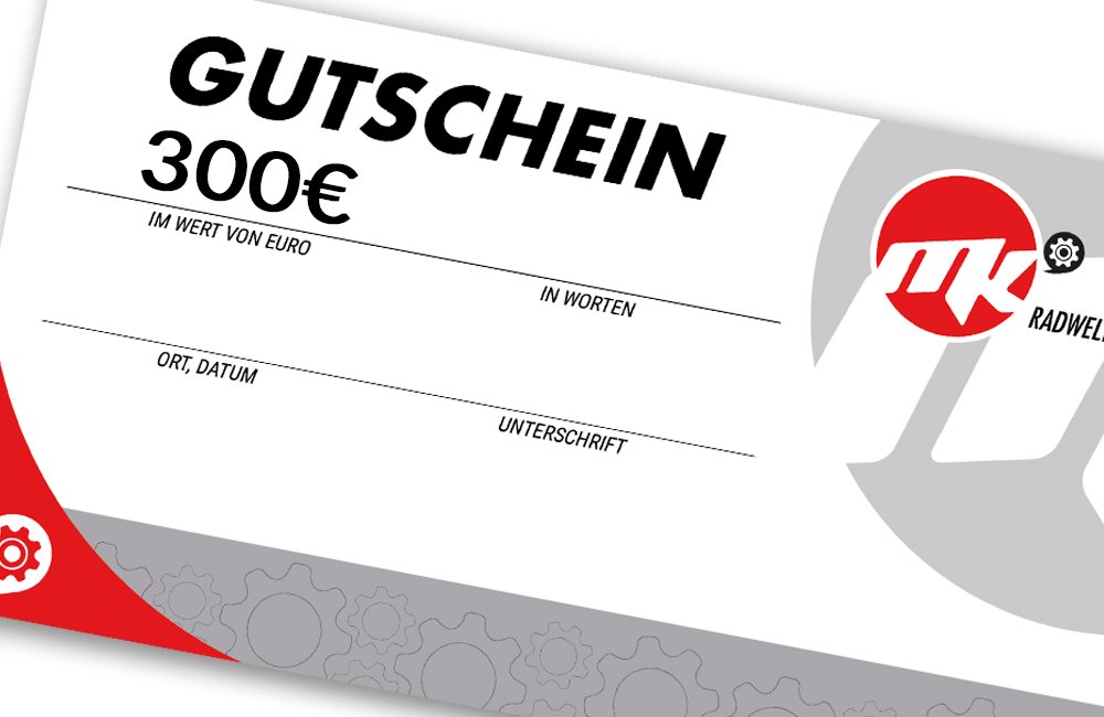 300€ Gutschein - Radwelt MichiKnopf